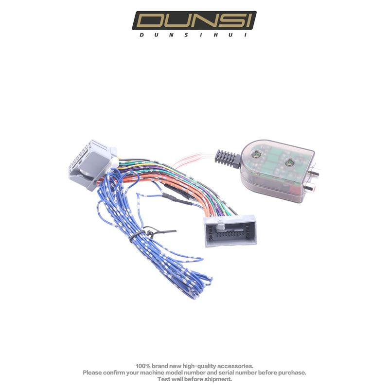 [AUSTRALIA] - DUNSIHUI 71-1729 Factory Radio Add A Subwoofer Amplifier Plug Play Wire Harness for HRV CRV Civic TSX TL Factory Radio Add Amplifier Wire Harness 711729 