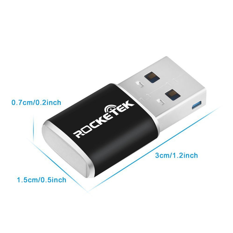 Rocketek Aluminum USB 3.0 Portable Memory Card Reader Adapter for Micro SD Card/TF Card Reader Adapter