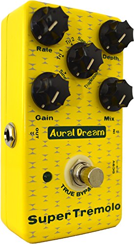 [AUSTRALIA] - Leosong Aural Dream Super Tremolo Guitar Effect Pedal includes 6 modulation waveforms with Rate and Depth control. 