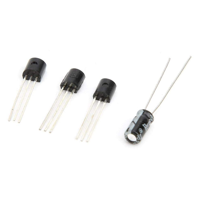 1565PCS 7 Kinds Electronic Component Assorted Kit Capacitor Electrolytic Capacitors LED Diode Transistor 1/4W Resistor Triodes 3MM LEDs 5MM LEDs