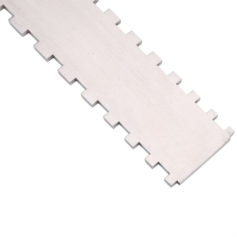 Silver Guitar Neck Leveling, Notched Straight Edge, for professional guitar player Enthusiast beginner