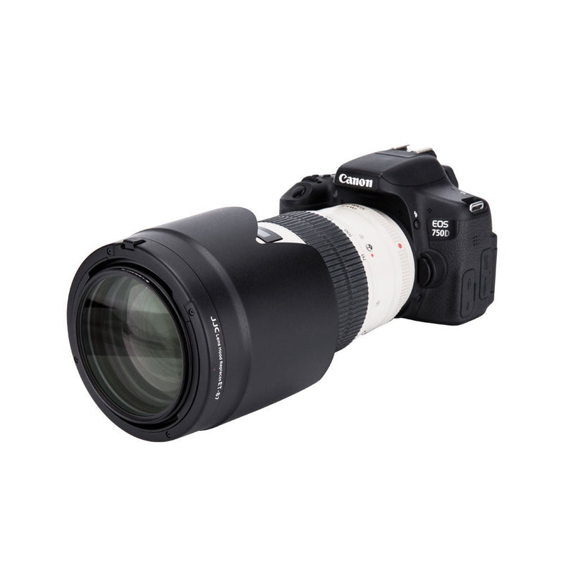 JJC Dedicated Reversible Lens Hood Shade for Canon EF 70-200mm f/2.8L is III USM & Canon EF 70-200mm f/2.8L is II USM Lens Replaces Canon Lens Hood ET-87, with Button to Lock or Release - Black