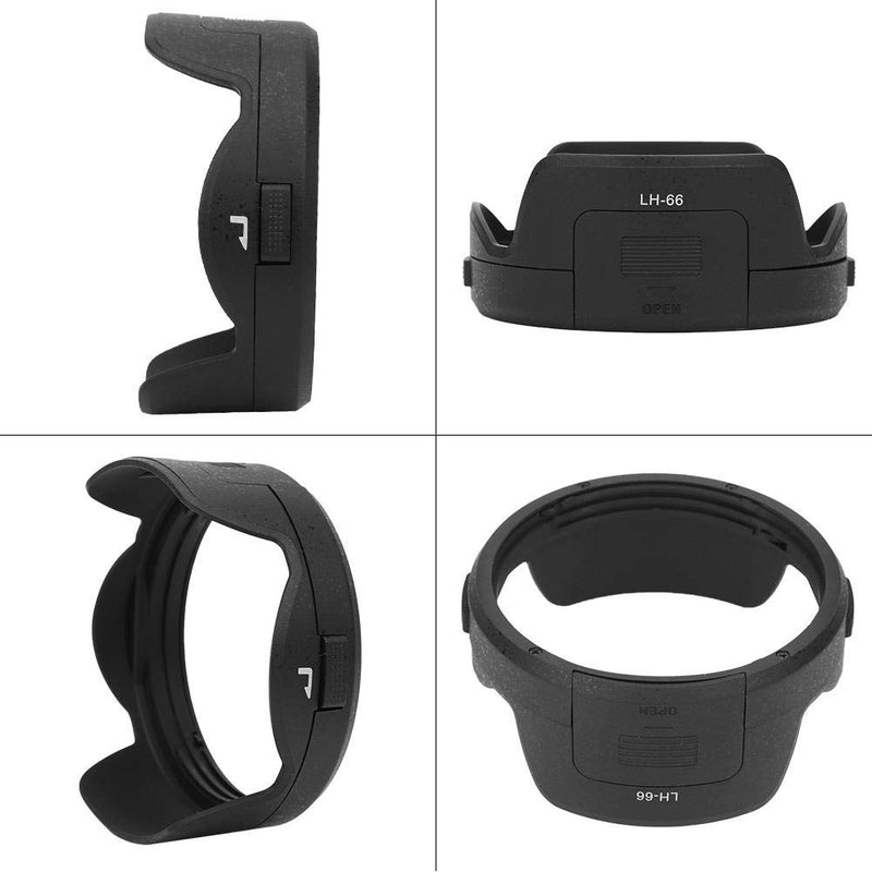 Vbestlife VBETSLIFE LH-66 Plastic Camera Mount Lens Hood, Lens Cover Lens Caps Protection Lens Hood Replacement for Olympus M.ZUIKO ED 12-40mm F2.8 Lens