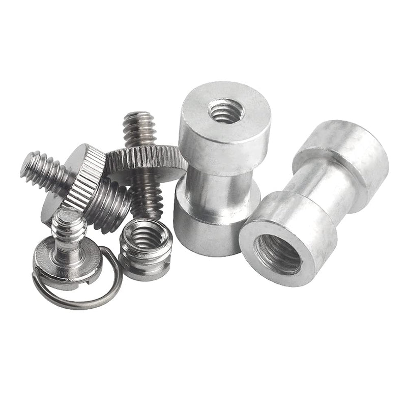 [AUSTRALIA] - XINMEIWEN 21Pack Camera Screw Adapter 1/4 to 1/4 Screw 1/4 to 3/8 Tripod Screw Adapter Hot Shoe Adapter for Camera Tripod Mono-pod Ball Head Flash Light Adapter-21P 