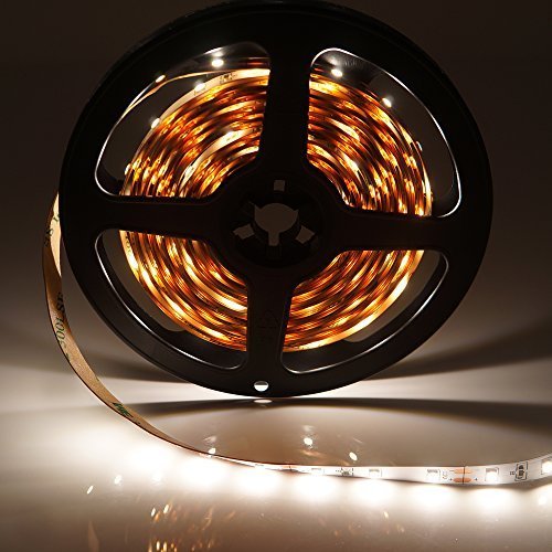 [AUSTRALIA] - CRI 95 Led Strip Light SMD2835 Warm White 16.5FT 300LEDs 8mm 3000K-3500K Flexible Ribbon Strip for Under Cabinet, Kitchen, Lighting Project Warm White 3000k-3500k 