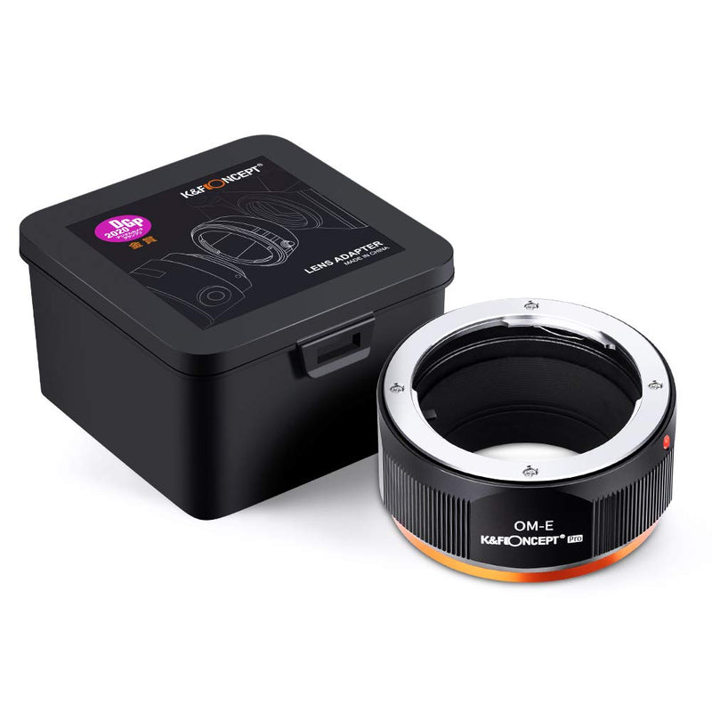 [AUSTRALIA] - K&F Concept Lens Mount Adapter OM-E Manual Focus Compatible with Olympus OM SLR Lens and Sony E Camera Body 