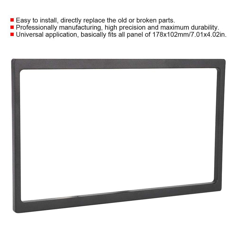 Radio Dash Panel 2 Din Dash Mount Uniersal Car Fascia, 2 Din 7in PST Thick Fascia Car Fascia Dash Mount DVD Navigation Audio Frame for 178x10