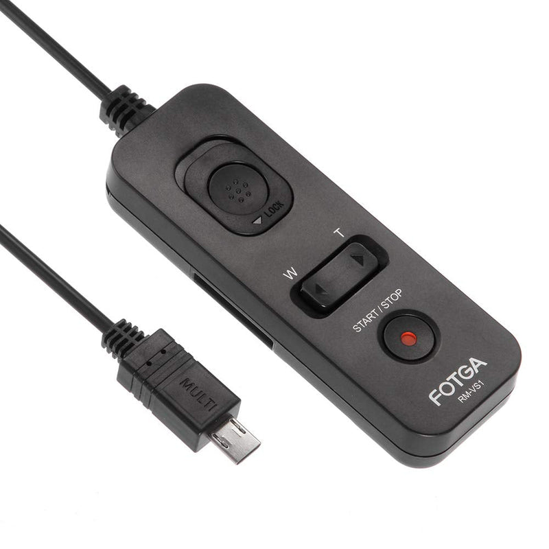 Fotga 39.4Inch Remote Control Shutter Release Cord for Sony A1 A9 A7 A7S A7R II III IV A6100 A6400 A6500 A6600 6300 RX100 VII M7 RX100M6 M4 M5 RX10M3 M4 A77 A99 II FDR-AX700 FX3 ZV-1 as RM-VPR1 RM-VPR1(1M Cable)