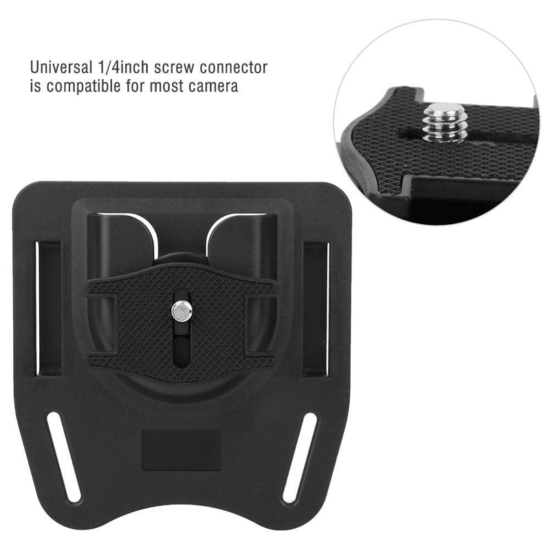 V BESTLIFE Camera Clip, Waist Belt Mount Holder Clip Camera Hanger Mount Quick Release Bracket for DSLR with 1/4 Screw