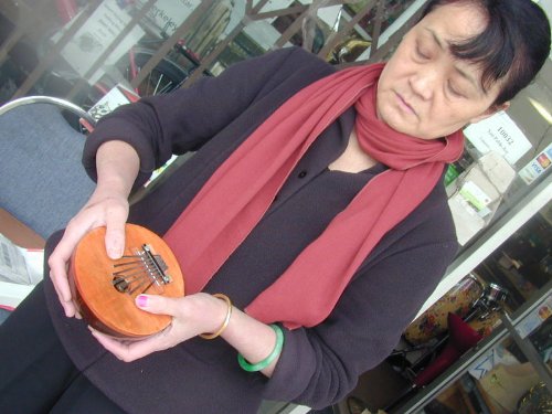 Coconut Gourd Kalimba Thumb Piano 7 Tuneable Note