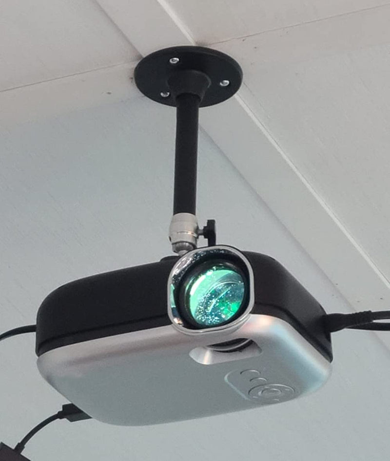[AUSTRALIA] - Boewill Mini Ceiling Wall Projector Mount Stand 360° Rotation Tripod Mount Compatible with Most Mini Projectors Digital Camera Camcorder (215mm, Black) 002B 
