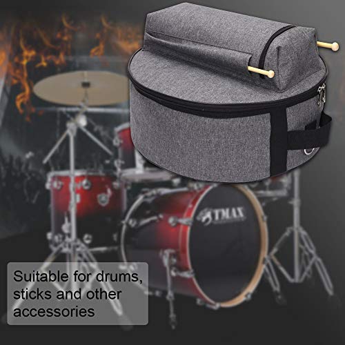 Snare Drum Bag,14 Inch Snare Drum Carrying Case, Snare Drum Carrying Backpack with Shoulder Strap and Carry Handles,Snare Drum Bag Case for Dustproof, Storage And Transport