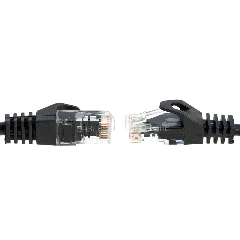 Cables Direct Online Snagless Cat6 Ethernet Network Patch Cable Black 20 Feet 20ft