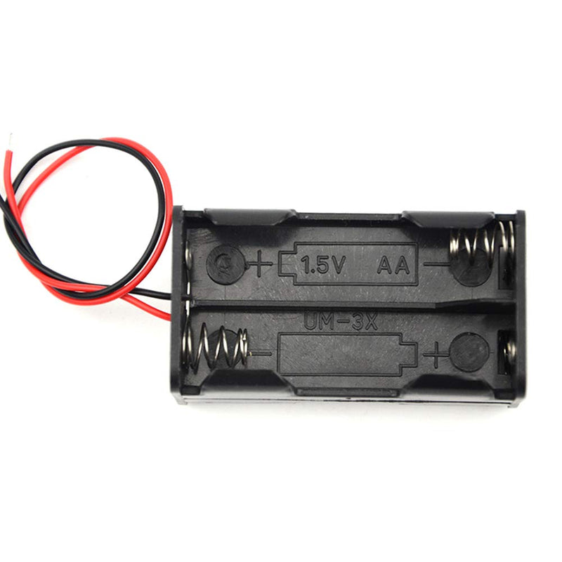 [AUSTRALIA] - WMYCONGCONG 6 PCS 4 x 1.5V AA Battery Holder Case Box with Black Red Wire Leads 