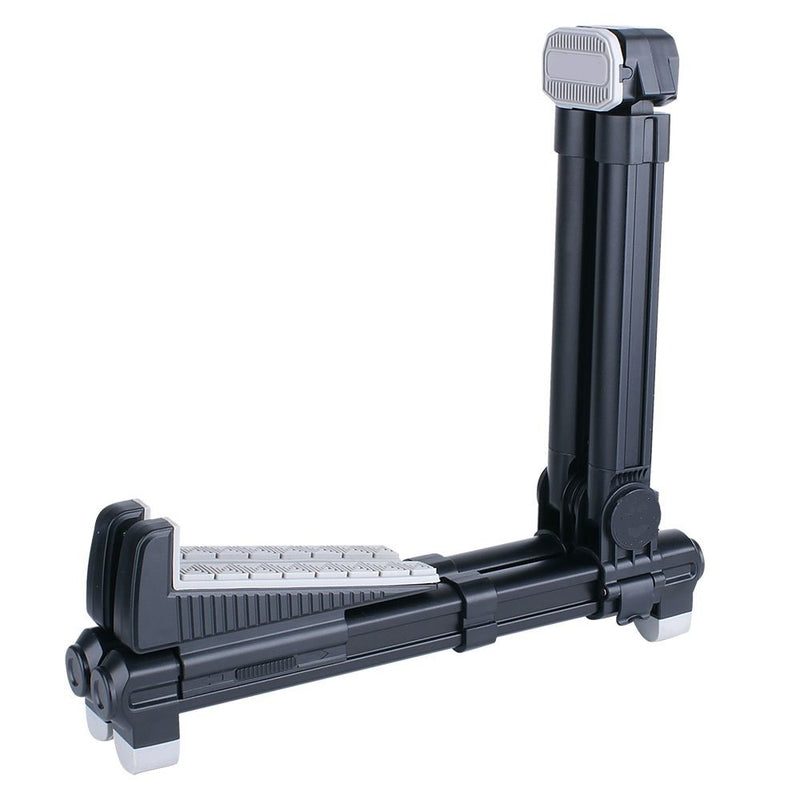 Alumium Alloy A Frame Universal Folding Acoustic Guitar Stand, Suitable for Electric Guitars, Bass Guitars (Black) Black