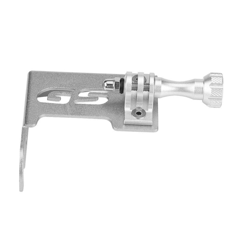 Motorcycle Front Left Camera Support Bracket Go Pro Side Camera Bracket Stand for R1200gs Lc R1200gs Lc Adv(Silver) Silver