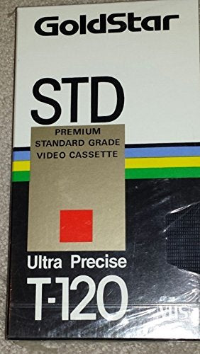GoldStar STD Video Cassette T-120