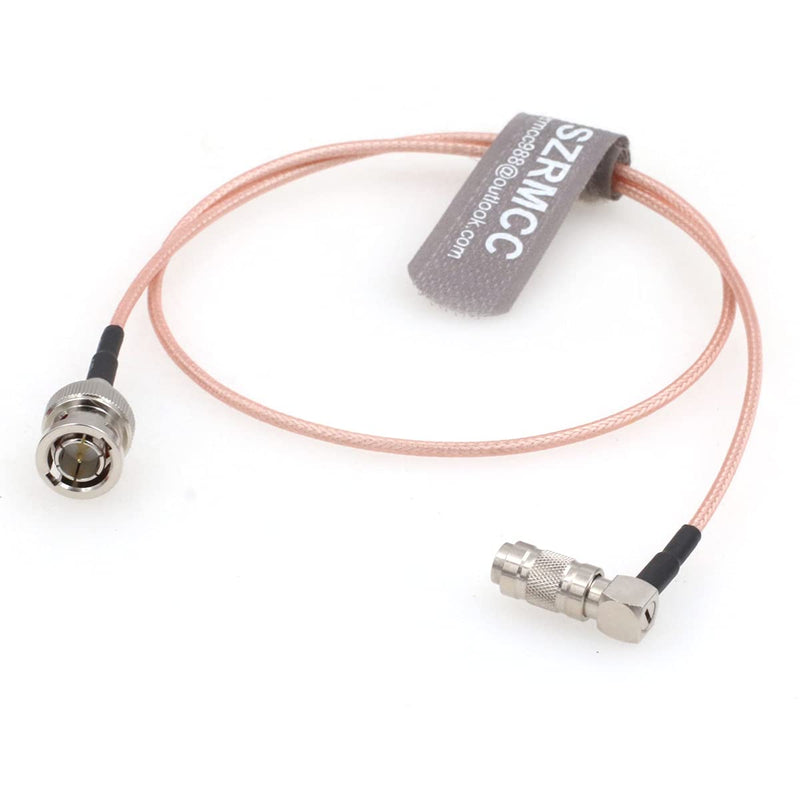 SZRMCC HD SDI BNC Male to Right Angle DIN1.0/2.3 Male RG179 75ohm RF Coaxial Cable for 4K Video Camera Monitor Recorders (60cm) Right Angle DIN 1.0/2.3 60cm