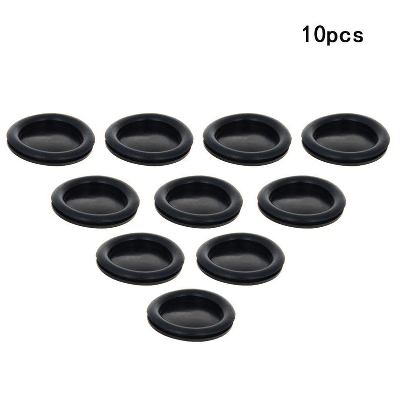 [AUSTRALIA] - Fielect Rubber Grommet 10Pcs 50mm Mounting Dia Oil Resistant Armature Rubber Grommets for Wiring Cable Black 10Pcs Hole Dia:50mm 