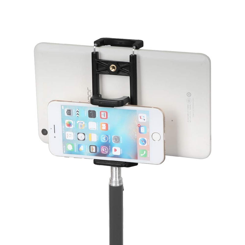Kayulin Cell Phone Holder Tripod Mount Clamp with 1/4 inch Thread Stand for Universal Cell Phone