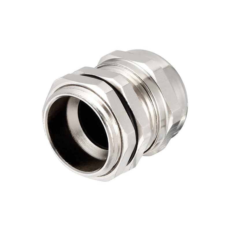 uxcell 3Pcs M22 Cable Gland Metal Waterproof Connector Wire Glands Joints for 10mm-13mm Dia Range