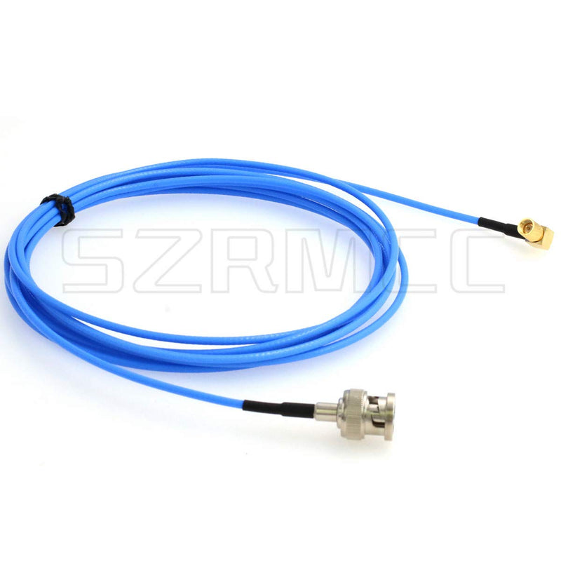 SZRMCC Right Angle Microdot 10-32UNF Male M5 to BNC Male Test Cable for Vibration Acceleration Sensor (5m) 5m
