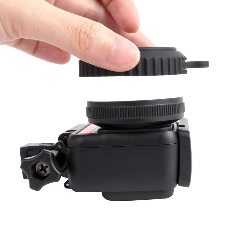 Anbee 2pcs Silicone Protective 1 inch Leica Wide Angle Lens Cap Cover for Insta360 ONE R Camera