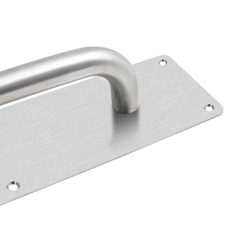BTMB Stainess Steel Door Handle Pull Plate Commercial Door Handle,Pack of 2 (299x80mm/11.77''x3.15'')