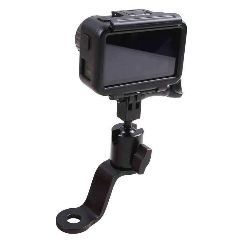 [AUSTRALIA] - Aluminum Motorcycle Rearview Mirror Mount Holder Motorcycle Fixed Holder Mount for Gopro Hero 10 Black,Hero 9/8/7/6/5 Black,DJI Osmo Action Cameras - Perfect Motorcycle Sports Camera Holder Bracket 