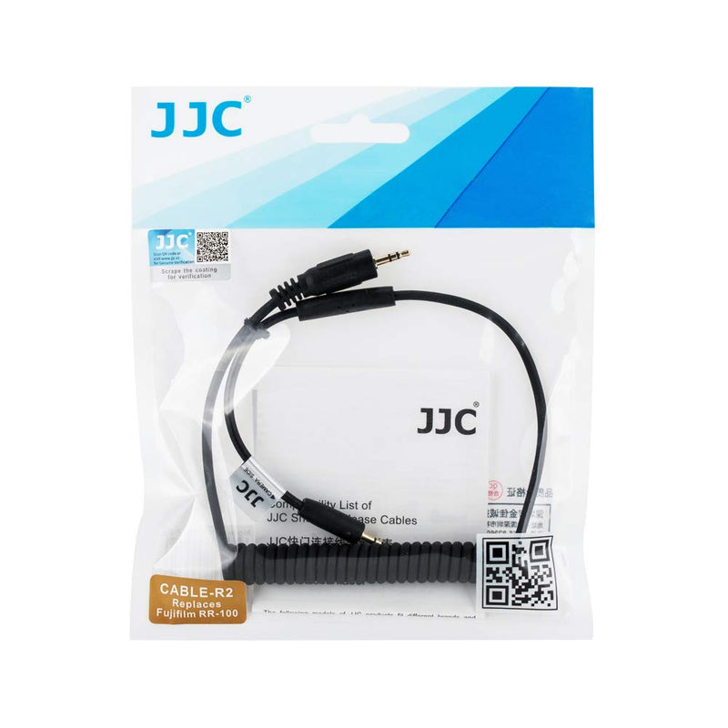 [AUSTRALIA] - JJC Camera Remote Shutter Release Cable Cord Fits for Fuji Fujifilm X-T3 X-T2 X-T1 X-T30 X-T20 X-T10 X-T100 X-Pro2 X-E3 X-E2S X-E2 X-A5 X-A10 X-H1 X100F X100T X70 X30 XF10 GFX 50S Replaces Fuji RR-100 
