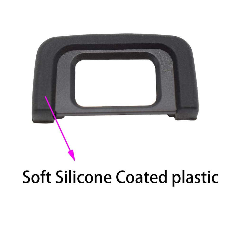 Eye Cup Eyecup Nikon D5300 D5100 D3500 D3400 D3200 D3300 D3100 D3000 D5600 D5500 D5000 D5200 Eyepiece Viewfinder & Hot Shoe Cover [2+2Pack],ULBTER Viewfinder Replacement for DK-25