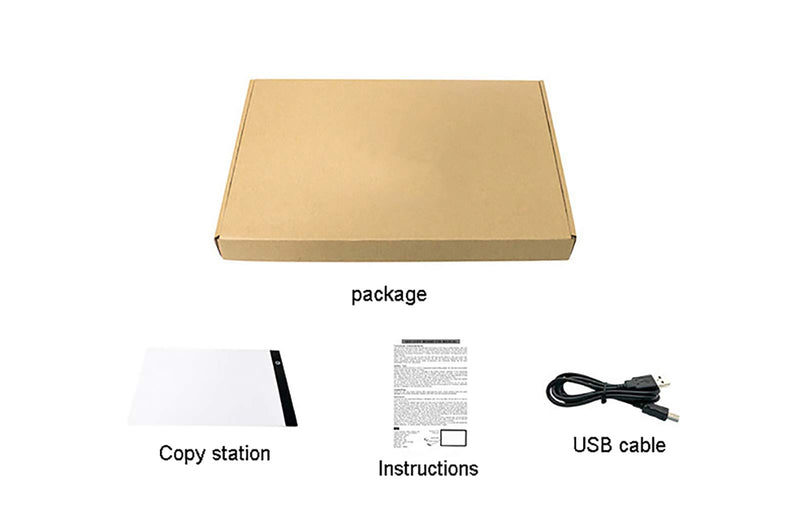 A4 LED Drawing Pad,LED Light Pad,Light Board for Tracing /Picture/Perfect Best Light Box for Tracing, Ultra Thin Portable LED Light Pad for Artists Drawing Sketching