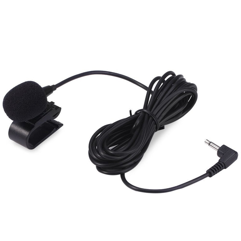 3.5mm Portable Car External Microphone Mic DVD Radio Laptop Stereo Player Head Unit with 3m Cable Plug and Play