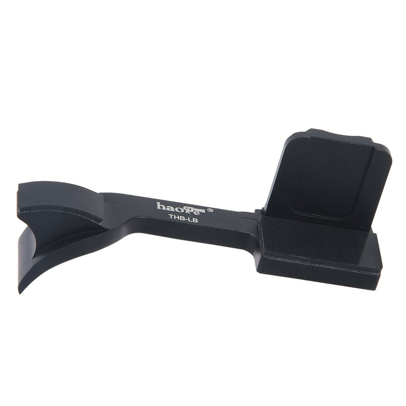 Haoge THB-LB Metal Hot Shoe Thumb Up Rest Thumbs Up Hand Grip for Leica Q Q-P QP Typ116 Typ 116 Camera Black