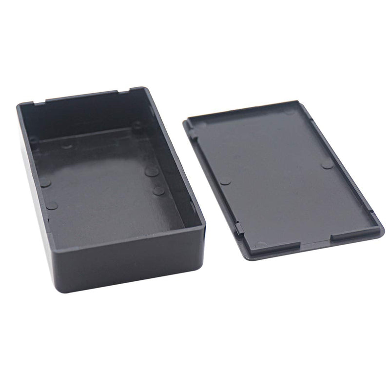 Zulkit 8 Packs Project Boxes ABS Plastic Electrical Project Case Power Junction Box Black 3.94 x 2.36 x 0.98 inch (100 x 60 x 25) 3.94" x 2.36" x 0.98"(8 Pieces)