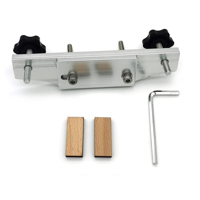 Alnicov Guitar Bridge Clamp,Metal Guitar Bridge Replace Caul Clamp With L Wrench for Luthier Universal Repair Tool