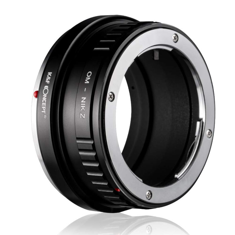 K&F Concept Lens Mount Adapter for Olympus OM Mount Lens to Nikon Z6 Z7 Camera OM-NIK Z