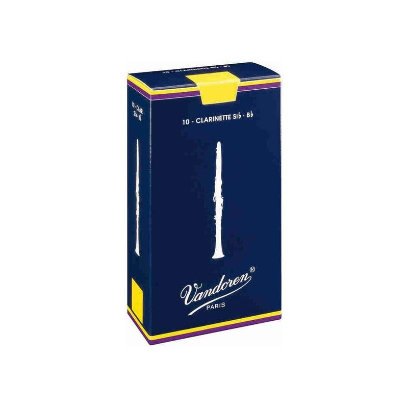 Vandoren Traditional Bb Clarinet Reeds Strength 2 Box of 10