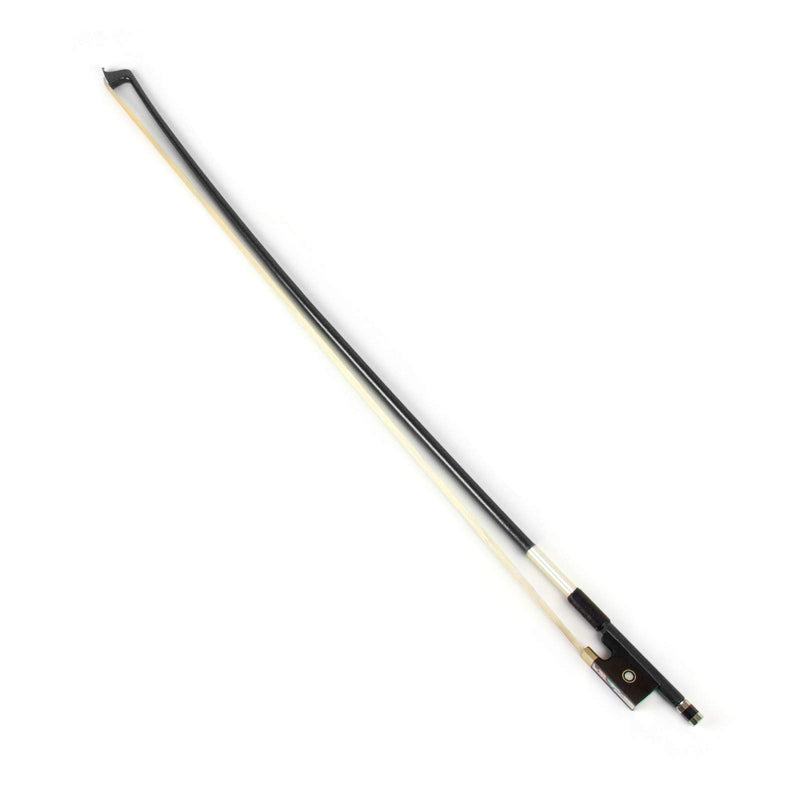 Violin Bow Stunning Bow Carbon Fiber for Violins (1/2, Black) 1/2