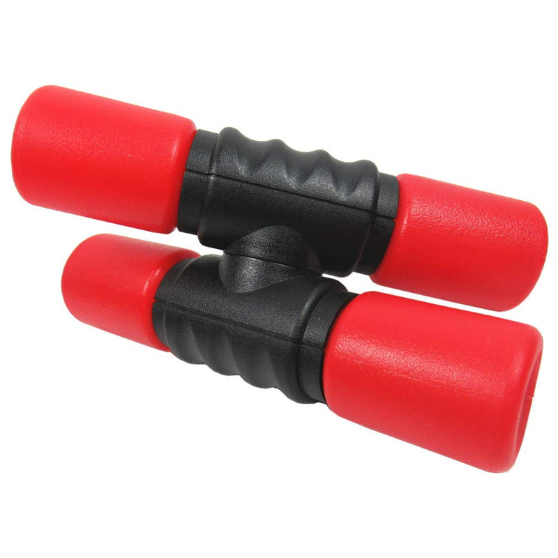 YXRSX Set of Two ABS Soft Hand Shaker Percussion Instruments Red