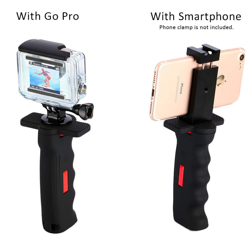 Poyinco Wide Platform Pistol Grip Camera Handle Camera Stabilizers with 1/4" Screw for SLR DSLR DC Canon Nikon Sony iPhone Xiaomi Smartphone