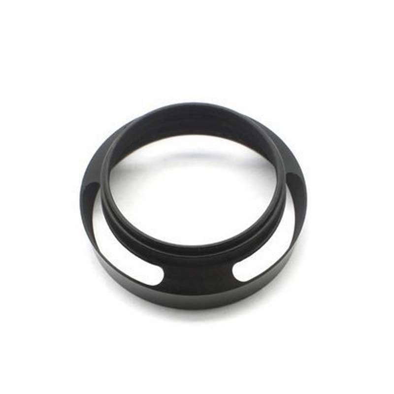 55mm Vented Curved Metal Lens Hood Compatible Fuji/Sony/Canon/Leica, zhongyi 35mm f/0.95 - Black Color