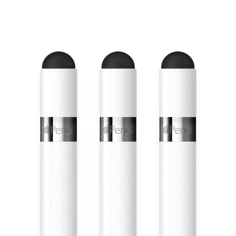 FRTMA [2 in 1] Replacement Cap Compatible with Pencil/Used as Stylus for All Touch Screen Tablets/Cell Phones (Pack of 3), White
