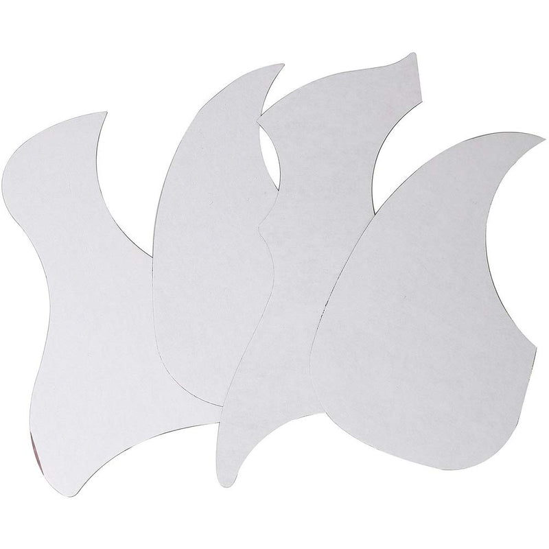 Fashion Road 4Pcs Acoustic Guitar Pickguard, Anti-Scratch Guard Plate Pick Guards, Droplets Bird Pattern Self Adhesive Guard Plate