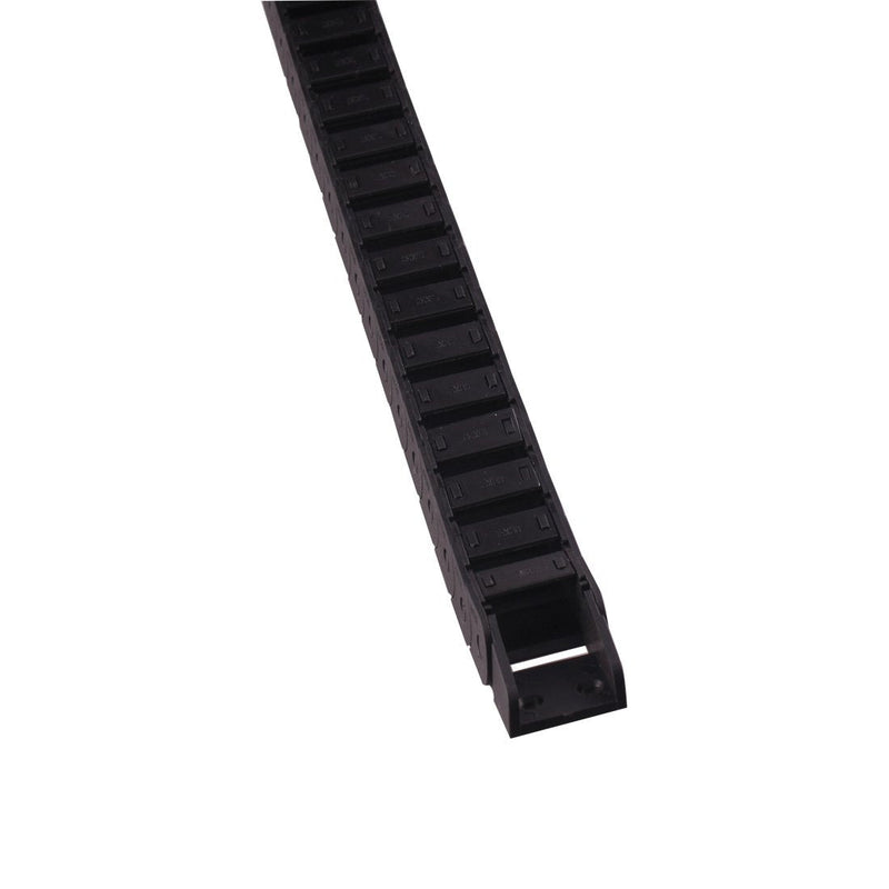 15mm x 30mm Plastic Semi Closed CNC Machine Tool Cable Wire Carrier Drag Chain 1M Black Ted Lele (15mm x 30mm) 15mm x 30mm