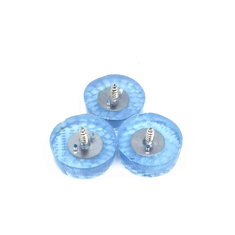 Fannuoncc 30Pcs Transparent Cylindrical Shape Furniture Pads Rubber Non Slip Feet Pad for Table Desk Chair Sofa and Cutting Boards (30mm x 11mm) 30mm x 11mm