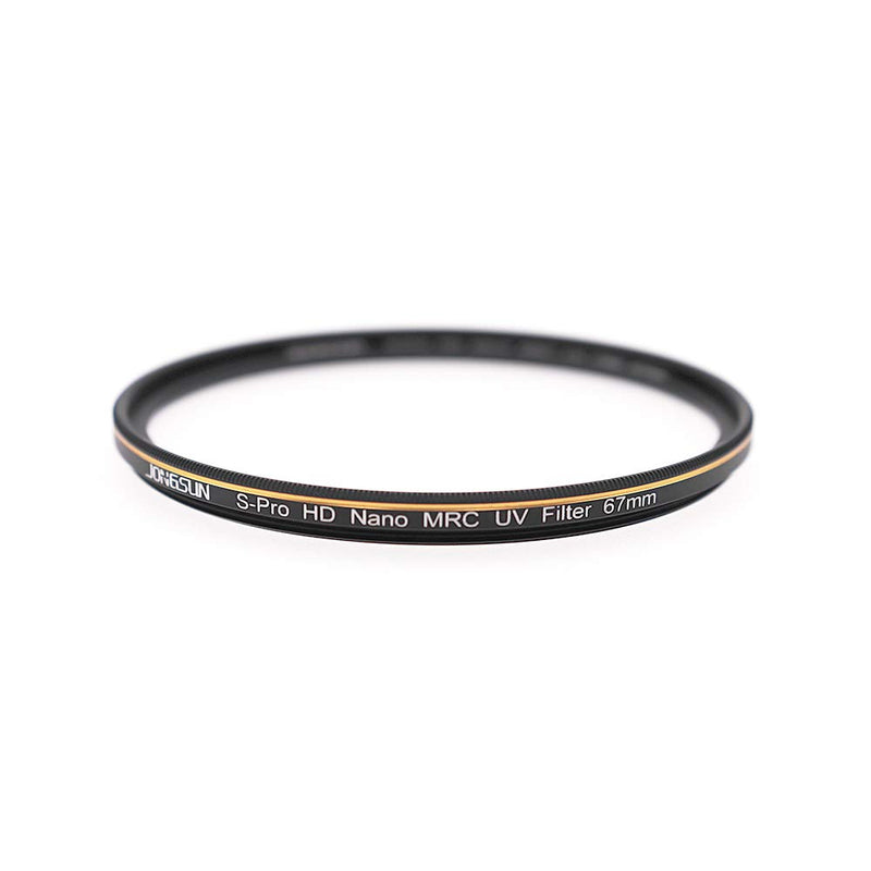 [AUSTRALIA] - JONGSUN 67mm UV Filter, S-Pro HD Nano MRC16 Camera Ultraviolet Protection Filter, 16 Layers Multicoated, Schott B270, Ultra-Slim, Lens Cloth Kit 