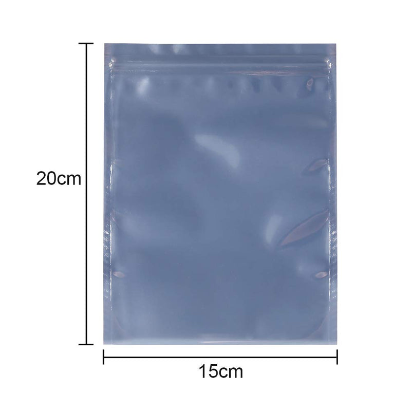 ALAMSCN 20PCS Antistatic Resealable Bag 15x20cm/5.9x7.9 inch Anti Static Bags Storage Package for SSD HDD Electronic Accessories Components