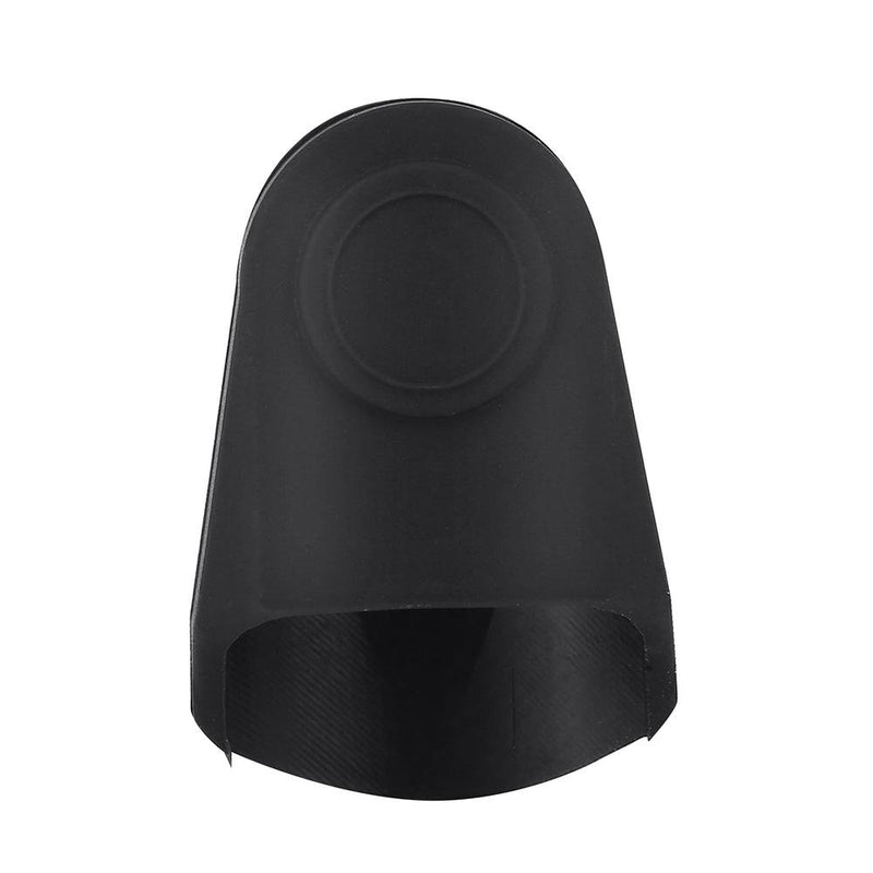 Dilwe 2Pcs Saxophone Mouthpiece Cap, Clarinet Mouthpiece Protective Rubber Cap Sax Accessories Black