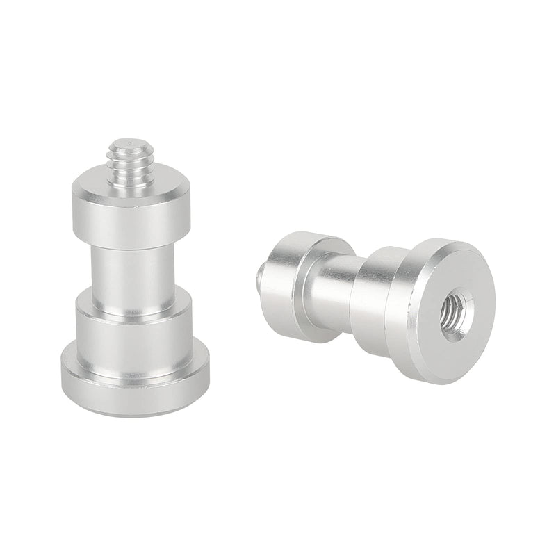 [AUSTRALIA] - CAMVATE 1/4"-20 Male to M6 Female Thread Screw Adapter for Wall Mount Support Accessories (2 Pieces) - 2978 